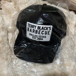 Terry Black's Barbecue black patch hat